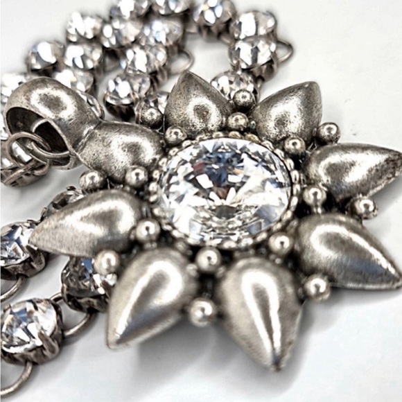 Swarovski Crystal necklace with silver Swarovski STAR … - Picture 4 of 5